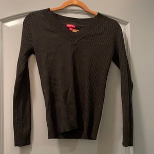Merona black v neck sweater